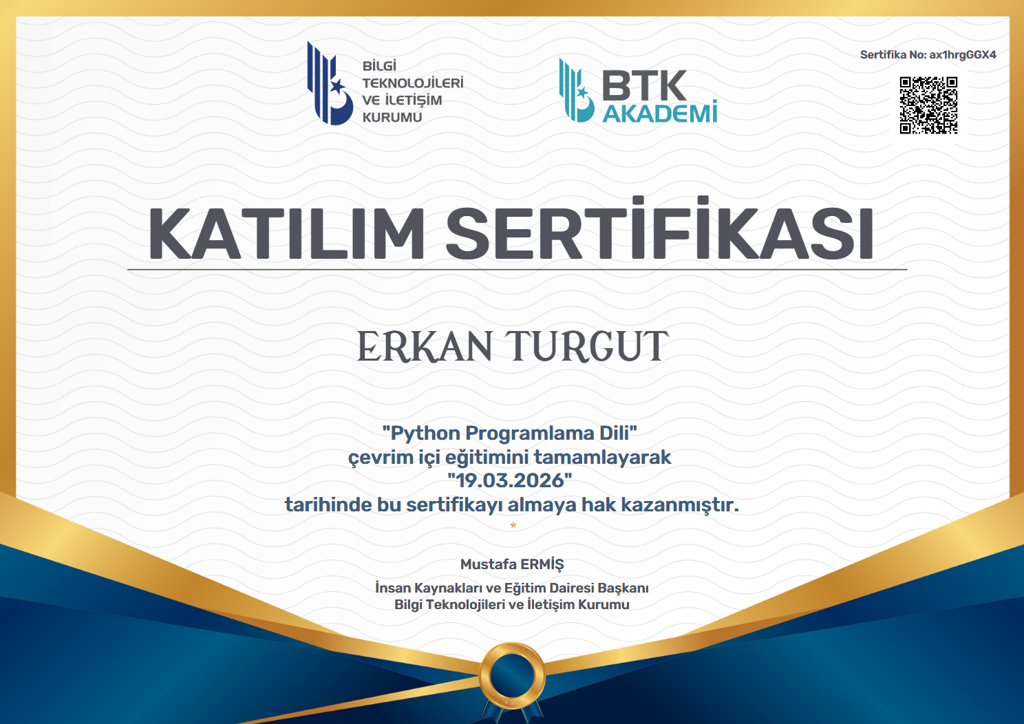 Python Programlama Dili — BTK Akademi 