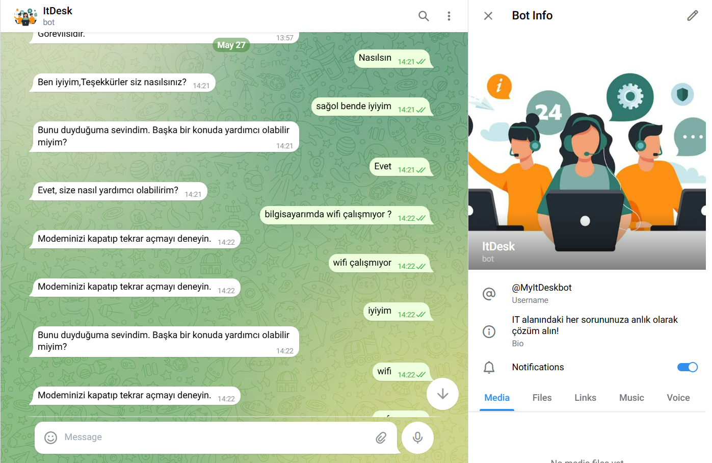 NLP Based HelpDesk Bot