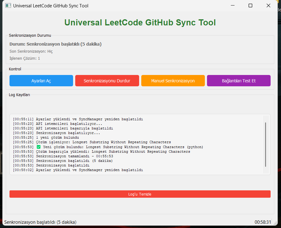 Universal LeetCode GitHub Sync Tool